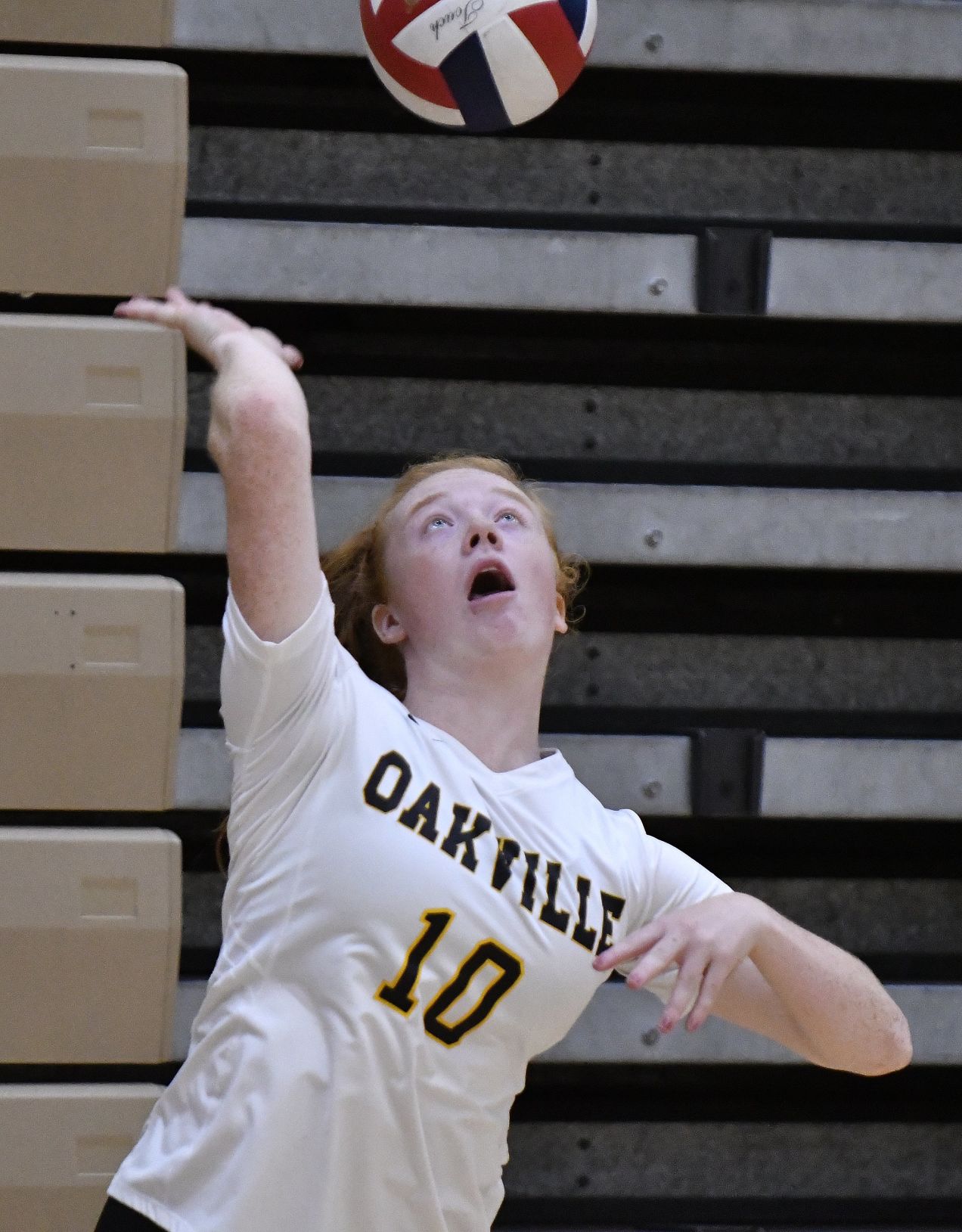 Oakville versus Visitation at Gateway Match Up Volleyball Tournament